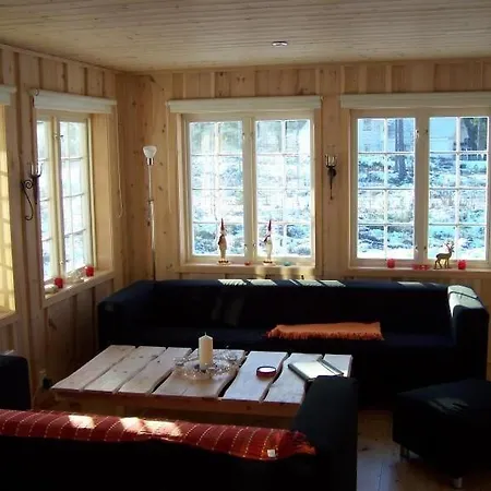 Дом отдыха Grosses Holzferienhaus Slappe Av Mit Sauna Врадал